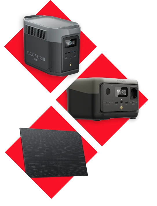 zwei Kraftwerke und eine Fotovoltaikanlage