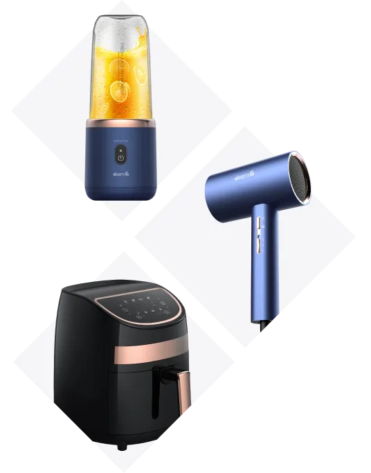 Friteuse, Mixer und Haartrockner